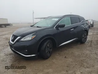 2021 Nissan Murano SV with VIN 5N1AZ2BS0MC128842, listed as a Copart auction lot 42677125 with 81,444 mi miles and Salvage Title. Bid and sale history available at DreamBid. Image 1.