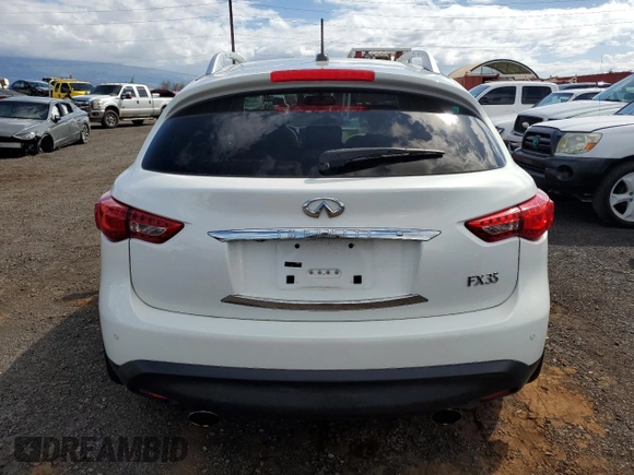 2010 Infiniti FX with VIN JN8AS1MW3AM856815, listed as a Copart auction lot 88151065 with 173,803 mi miles and Salvage title. Bid and sale history available at DreamBid. Image 6.