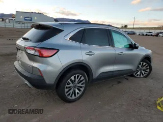 2021 Ford Escape Titanium with VIN 1FMCU9J97MUA70995, listed as a Copart auction lot 87004884 with Not Provided miles and Salvage Title. Bid and sale history available at carsss.com. Image 3.