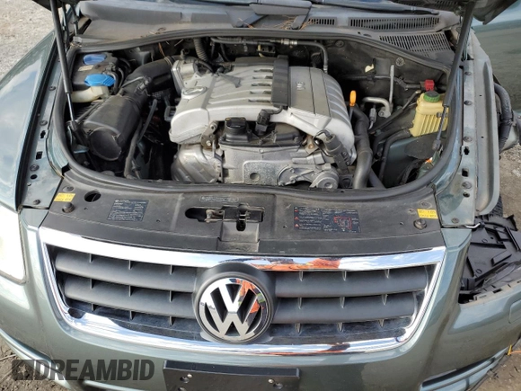 2007 Volkswagen Touareg V6 with VIN WVGZE77L07D001858, listed as a Copart auction lot 45558915 with 214,875 mi miles and Salvage Title. Bid and sale history available at DreamBid. Image 12.