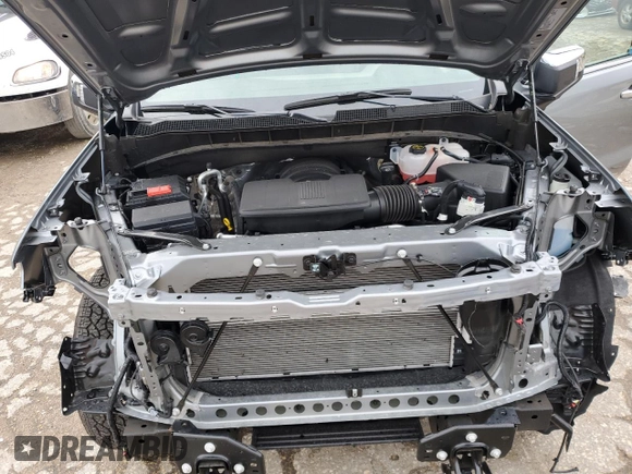 2024 Chevrolet Silverado 1500 LTZ with VIN 1GCUDGED5RZ304993, listed as a Copart auction lot 69874124 with 6,057 mi miles and Salvage Title. Bid and sale history available at DreamBid. Image 11.
