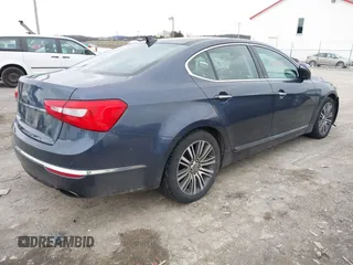2014 Kia Cadenza Premium with VIN KNALN4D74E5125829, listed as a IAAI auction lot 41244172 with 167,617 mi miles. Bid and sale history available at carsss.com. Image 4.