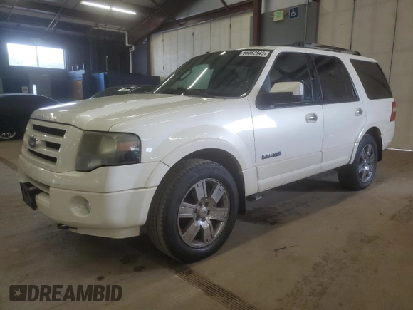 2008 Ford Expedition Limited z VIN 1FMFU20538LA52024, wystawiony jako Copart lot #56362845 z przebiegiem 211 105 mil mil oraz Czysty tytuł • Clean title. Historia ofert i sprzedaży dostępna na DreamBid. Obrazek 1.
