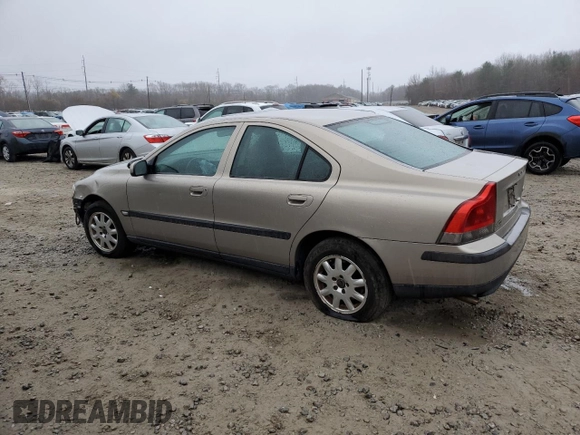 2001 Volvo S60 with VIN YV1RS61R112068583, listed as a Copart auction lot 81700044 with 0 mi miles and Clean Title. Bid and sale history available at carsss.com. Image 2.