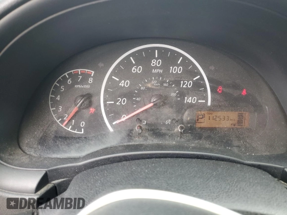 2014 Nissan Versa SV with VIN 3N1CN7AP0EL854809, listed as a Copart auction lot 53725955 with 112,533 mi miles and Salvage Title. Bid and sale history available at DreamBid. Image 9.
