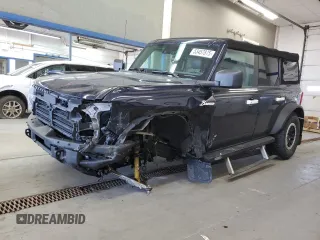 2021 Ford Bronco z VIN 1FMEE5DP8MLA86069, wystawiony jako Copart lot #53457875 z przebiegiem 46 575 mil mil oraz Szkoda całkowita • Salvage title. Historia ofert i sprzedaży dostępna na DreamBid. Obrazek 1.