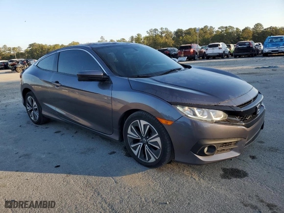 2016 Honda Civic Coupe EX-T with VIN 2HGFC3B35GH353321, listed as a Copart auction lot 82685664 with 101,397 mi miles and Salvage Title. Bid and sale history available at carsss.com. Image 4.