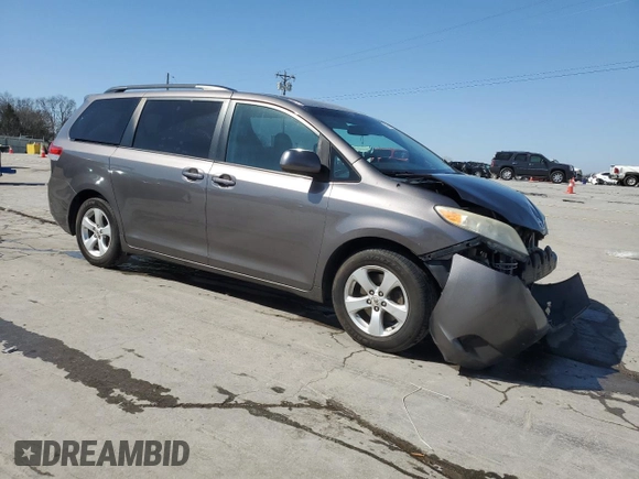 2012 Toyota Sienna LE AAS with VIN 5TDKK3DC8CS216589, listed as a Copart auction lot 48870695 with 219,270 mi miles and Salvage Title. Bid and sale history available at carsss.com. Image 4.