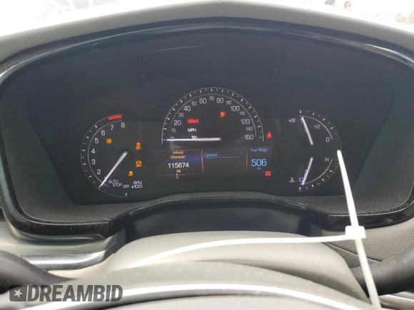 2017 Cadillac XT5 Luxury AWD with VIN 1GYKNDRS1HZ243825, listed as a Copart auction lot 52302665 with 115,674 mi miles and Salvage Title. Bid and sale history available at carsss.com. Image 9.