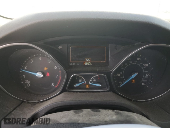 2015 Ford Focus SE with VIN 1FADP3F2XFL220072, listed as a Copart auction lot 58058255 with 128,871 mi miles and Clean title. Bid and sale history available at DreamBid. Image 9.