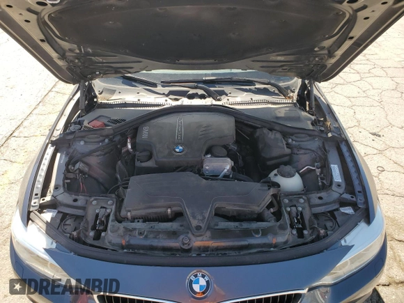 2014 BMW 4 Series 428i xDrive with VIN WBA3N5C59EF716920, listed as a Copart auction lot 53915275 with 125,300 mi miles and Salvage title. Bid and sale history available at DreamBid. Image 11.