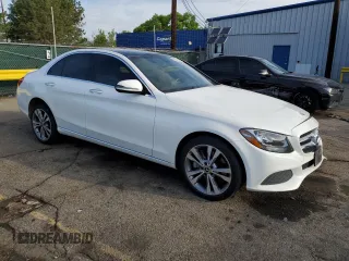 2018 Mercedes-Benz C 300 with VIN WDDWF4KB4JR393941, listed as a Copart auction lot 58537295 with 66,352 mi miles and Salvage title. Bid and sale history available at DreamBid. Image 4.