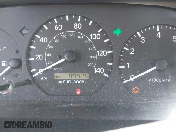 2001 Toyota Camry CE with VIN JT2BG22K910605420, listed as a IAAI auction lot 42109747 with 89,426 mi miles and . Bid and sale history available at DreamBid. Image 15.