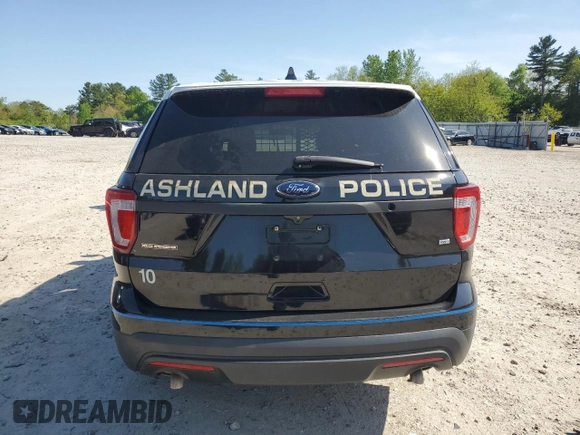 2016 Ford Police Interceptor Utility z VIN 1FM5K8AR3GGA86817, wystawiony jako Copart lot #56731755 z przebiegiem Nie podano mil oraz Szkoda całkowita • Salvage title. Historia ofert i sprzedaży dostępna na DreamBid. Obrazek 6.