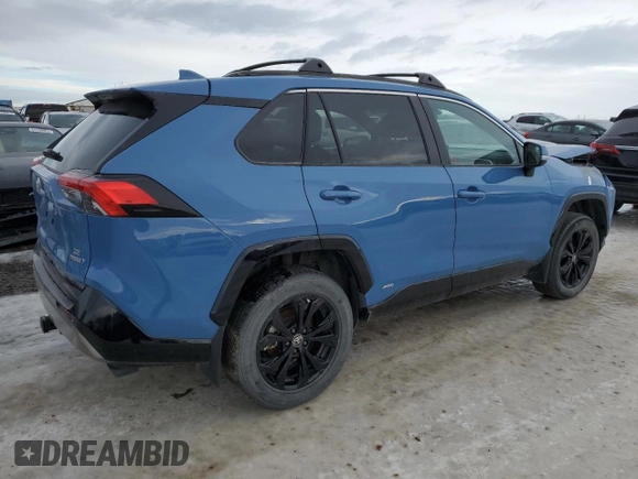 2022 Toyota RAV4 with VIN 2T34WRFV8NW148892, listed as a Copart auction lot 87884075 with 55,584 mi miles and Salvage title. Bid and sale history available at DreamBid. Image 3.