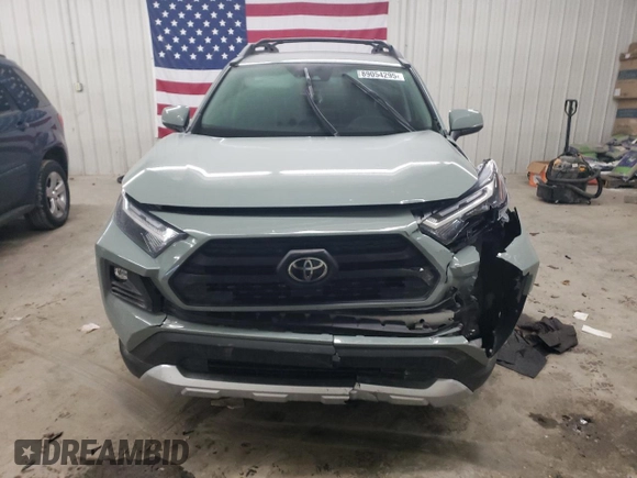 2023 Toyota RAV4 Adventure with VIN 2T3J1RFV4PW407477, listed as a Copart auction lot 89054295 with 27,389 mi miles and Salvage Title. Bid and sale history available at carsss.com. Image 5.
