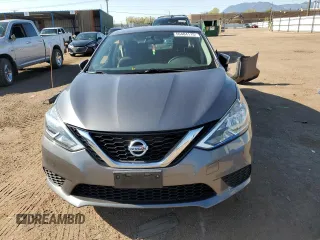 2017 Nissan Sentra SV with VIN 3N1AB7AP4HL723998, listed as a Copart auction lot 56484115 with 39,353 mi miles and Salvage title. Bid and sale history available at DreamBid. Image 5.
