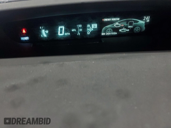 2012 Toyota Prius One with VIN JTDKN3DU8C1599835, listed as a Copart auction lot 55777685 with 204,188 mi miles and Salvage Title. Bid and sale history available at DreamBid. Image 9.
