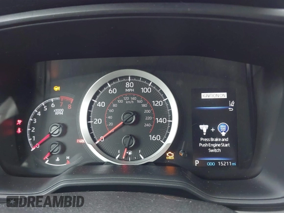2022 Toyota Corolla Cross LE with VIN 7MUCAABG8NV004527, listed as a IAAI auction lot 42259519 with 15,211 mi miles and . Bid and sale history available at DreamBid. Image 7.