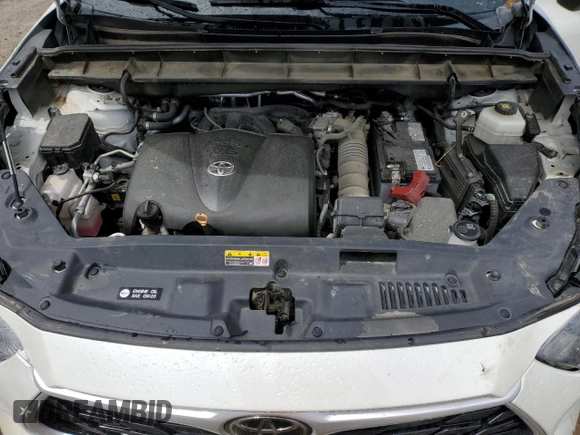 2021 Toyota Highlander L with VIN 5TDCZRAH6MS077003, listed as a Copart auction lot 56608825 with 44,418 mi miles and Salvage title. Bid and sale history available at DreamBid. Image 12.