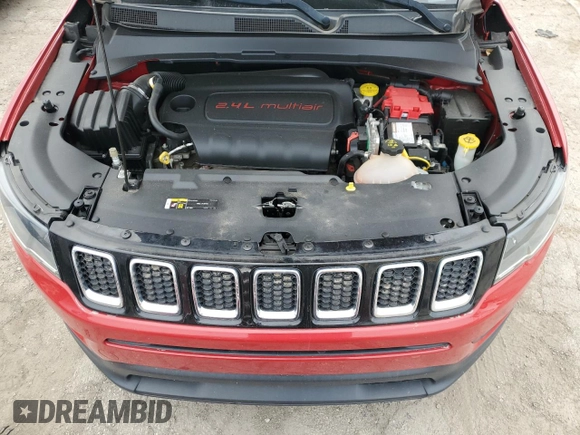 2019 Jeep Compass Latitude z VIN 3C4NJDBB2KT597540, wystawiony jako Copart lot #57686275 z przebiegiem 84 501 mil mil oraz Szkoda całkowita • Salvage title. Historia ofert i sprzedaży dostępna na DreamBid. Obrazek 12.
