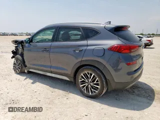 2021 Hyundai Tucson SEL with VIN KM8J33AL0MU296945, listed as a Copart auction lot 57137515 with 54,657 mi miles and Salvage title. Bid and sale history available at DreamBid. Image 2.