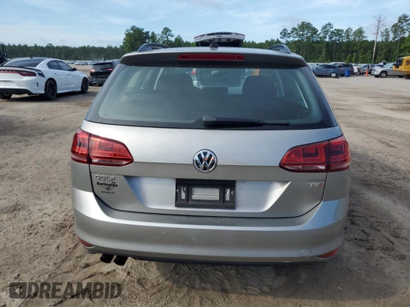 2017 Volkswagen Golf SportWagen S with VIN 3VWC17AU2HM504088, listed as a Copart auction lot 61307584 with 108,426 mi miles and Salvage Title. Bid and sale history available at carsss.com. Image 6.