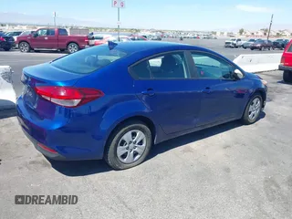 2017 Kia Forte LX with VIN 3KPFK4A77HE137768, listed as a IAAI auction lot 42019109 with 88,324 mi miles. Bid and sale history available at carsss.com. Image 4.