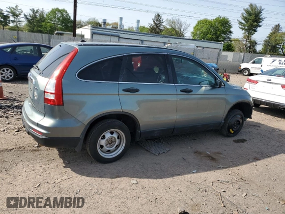 2011 Honda CR-V EX with VIN 5J6RE4H50BL045970, listed as a Copart auction lot 54502435 with 124,553 mi miles and Salvage Title. Bid and sale history available at carsss.com. Image 3.