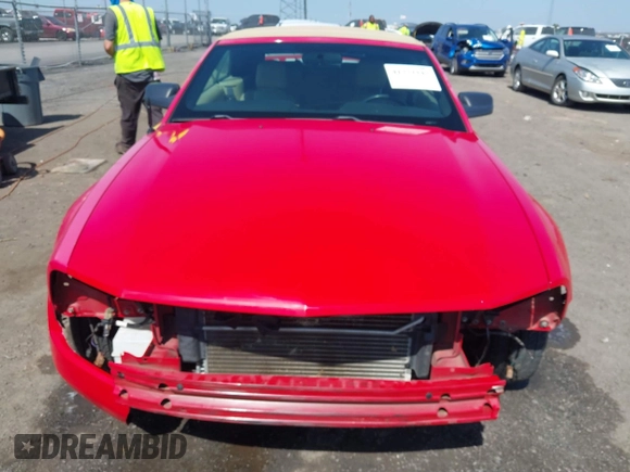 2006 Ford Mustang Standard with VIN 1ZVFT84N965234717, listed as a IAAI auction lot 41772347 with 53,356 mi miles and . Bid and sale history available at carsss.com. Image 6.