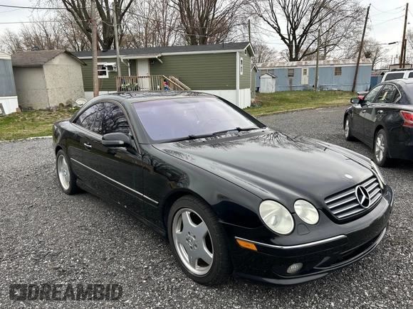 2002 Mercedes-Benz CL 500/600 z VIN WDBPJ75J22A030862, wystawiony jako IAAI lot #41913411 z przebiegiem 152 267 mil mil oraz . Historia ofert i sprzedaży dostępna na DreamBid. Obrazek 1.