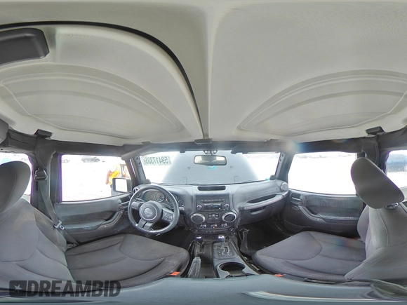 2014 Jeep Wrangler Sport with VIN 1C4AJWAG9EL261147, listed as a Copart auction lot 59417335 with 133,835 mi miles and Salvage title. Bid and sale history available at DreamBid. Image 15.