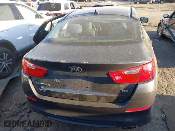 2015 Kia Optima LX with VIN KNAGM4A76F5624013, listed as a IAAI auction lot 41887296 with 224,720 mi miles. Bid and sale history available at carsss.com. Image 16.