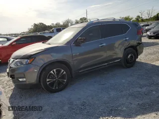 2017 Nissan Rogue SV with VIN JN8AT2MT9HW147880, listed as a Copart auction lot 64305595 with 47,852 mi miles and Salvage title. Bid and sale history available at DreamBid. Image 1.
