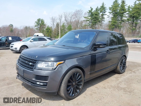 2016 Land Rover Range Rover Supercharged with VIN SALGS2EF4GA262344, listed as a IAAI auction lot 42111550 with 101,985 mi miles and . Bid and sale history available at DreamBid. Image 17.