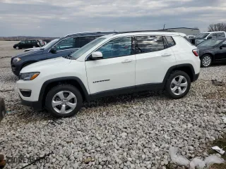2020 Jeep Compass Latitude with VIN 3C4NJDBB6LT254652, listed as a Copart auction lot 50959545 with 49,287 mi miles and Clean Title. Bid and sale history available at carsss.com. Image 1.