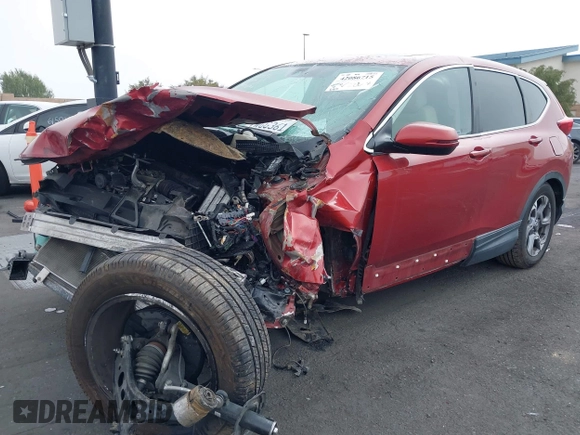 2017 Honda CR-V EX-L with VIN 2HKRW1H88HH500136, listed as a IAAI auction lot 42086715 with Not Provided miles. Bid and sale history available at carsss.com. Image 2.