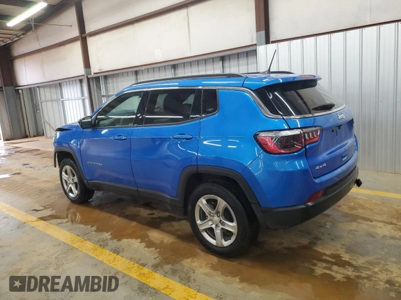 2024 Jeep Compass Latitude with VIN 3C4NJDBN9RT606741, listed as a Copart auction lot 56697525 with 28,605 mi miles and Salvage title. Bid and sale history available at DreamBid. Image 2.