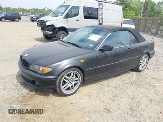 2004 BMW 3 Series 330Ci with VIN WBABW53444PL40619, listed as a IAAI auction lot 42124960 with 161,383 mi miles. Bid and sale history available at carsss.com. Image 2.