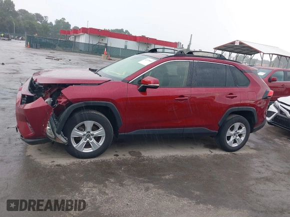 2019 Toyota RAV4 XLE with VIN JTMP1RFV6KD506382, listed as a IAAI auction lot 42578602 with 46,223 mi miles and . Bid and sale history available at DreamBid. Image 14.