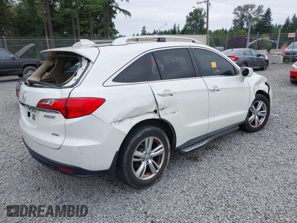 2013 Acura RDX Technology with VIN 5J8TB4H54DL013225, listed as a IAAI auction lot 42475492 with Not provided miles and . Bid and sale history available at DreamBid. Image 4.