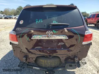2013 Toyota Highlander with VIN 5TDZK3EHXDS142277, listed as a Copart auction lot 49280485 with 92,459 mi miles and Salvage Title. Bid and sale history available at carsss.com. Image 6.