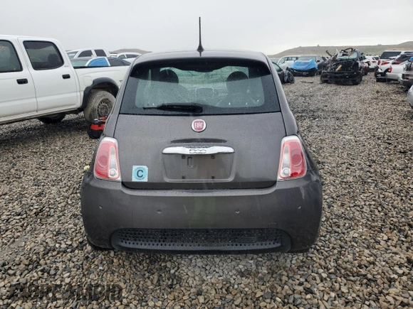 2017 FIAT 500e with VIN 3C3CFFGE0HT600746, listed as a Copart auction lot 55964925 with 30,465 mi miles and Salvage title. Bid and sale history available at DreamBid. Image 6.