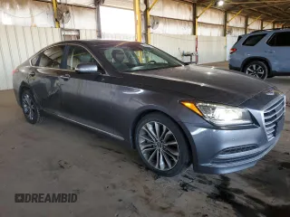 2015 Hyundai Genesis 3.8L with VIN KMHGN4JEXFU089025, listed as a Copart auction lot 55453065 with 96,134 mi miles and Clean Title. Bid and sale history available at carsss.com. Image 4.