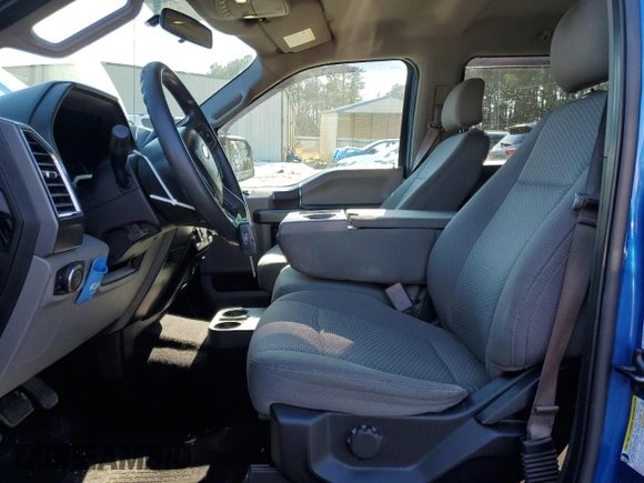 2016 Ford F-150 XLT with VIN 1FTEW1EF6GFC60143, listed as a Copart auction lot 46426815 with 186,891 mi miles and Salvage Title. Bid and sale history available at carsss.com. Image 7.