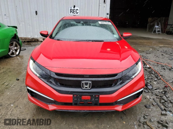 2020 Honda Civic LX with VIN 2HGFC2F69LH569083, listed as a Copart auction lot 56874685 with 79,770 mi miles and Salvage title. Bid and sale history available at DreamBid. Image 5.