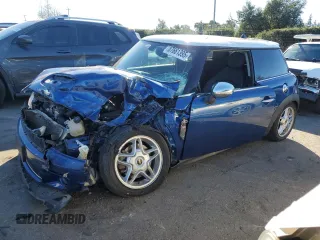 2008 MINI Hardtop S with VIN WMWMF73538TV38182, listed as a Copart auction lot 87661395 with 38,128 mi miles and Salvage Title. Bid and sale history available at DreamBid. Image 1.