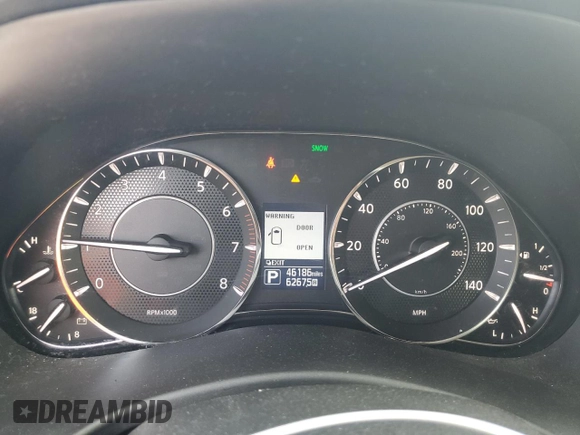 2020 Nissan Armada Platinum with VIN JN8AY2NF9L9360703, listed as a Copart auction lot 70011374 with 46,186 mi miles and Salvage Title. Bid and sale history available at carsss.com. Image 9.