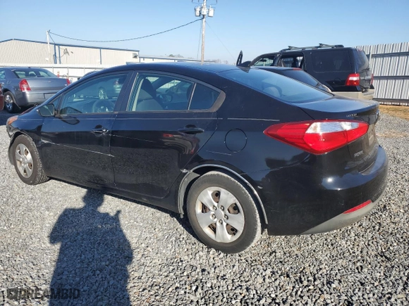 2015 Kia Forte LX with VIN KNAFX4A61F5395296, listed as a Copart auction lot 45995435 with 47,566 mi miles and Salvage Title. Bid and sale history available at carsss.com. Image 2.