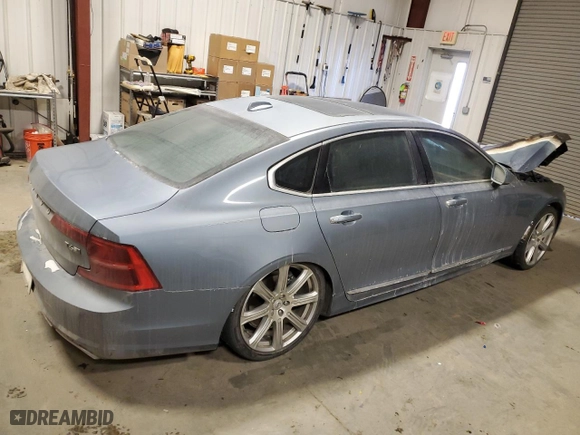 2020 Volvo S90 Inscription with VIN LVYA22ML1LP178325, listed as a Copart auction lot 37374114 with 0 mi miles. Bid and sale history available at carsss.com. Image 3.